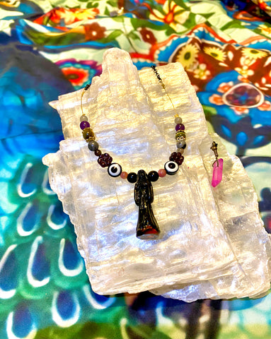 Santa Muerte choker